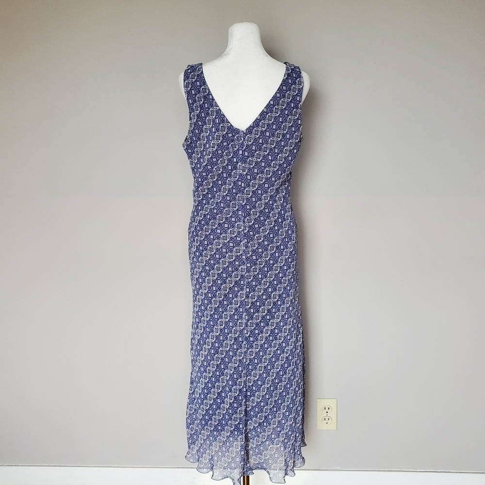 Vtg Jonathan Martin 90s Y2K Women's Forest Fairy Babydoll Fairicore Midi Dress - Picture 6 of 7